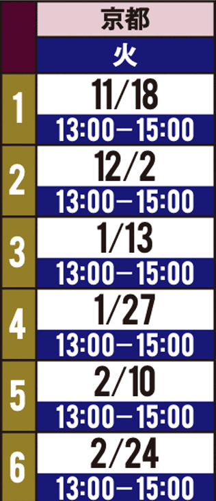 JSA sake diplomaスケジュール